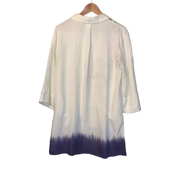 MAEVE | Anthropologie Watercolors Floral tunic - Picture 6 of 9